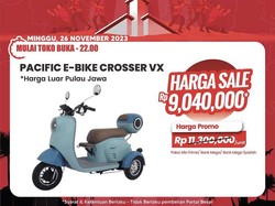 Full Day Sale Hadir Lagi di Transmart, Motor Listrik Cuma Rp 9 Jutaan
