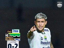 Brace Ciro Alves Bawa Persib Ungguli Dewa United di Babak Pertama