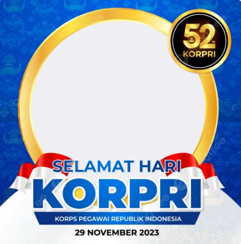 Twibbon HUT ke-52 KORPRI