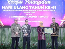 Dinilai Peduli Pajak, Bank Jatim Raih Penghargaan dari Bapenda Jatim