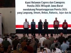 Komtimen Relawan Capres-Cawapres di Jabar Wujudkan Pemilu Damai