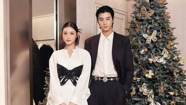 7 Gaya Cha Eun Woo & Haerin NewJeans di Event DIOR, Disebut Cocok dan Serasi