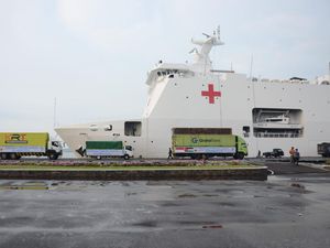 5 Truk Bantuan Dompet Dhuafa-IHA Menuju ke Palestina 5 Truk Bantuan Dompet Dhuafa-IHA Menuju ke Palestina