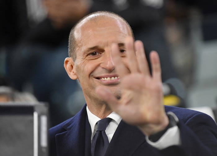 Soccer Football - Serie A - Juventus v Inter Milan - Allianz Stadium, Turin, Italy - November 26, 2023 Juventus coach Massimiliano Allegri before the match REUTERS/Massimo Pinca
