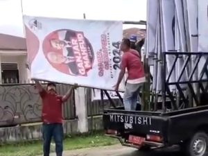Mobil Plat Merah Angkut Baliho Ganjar-Mahfud Bikin Kades di Sumut Disanksi Mobil Plat Merah Angkut Baliho Ganjar-Mahfud Bikin Kades di Sumut Disanksi