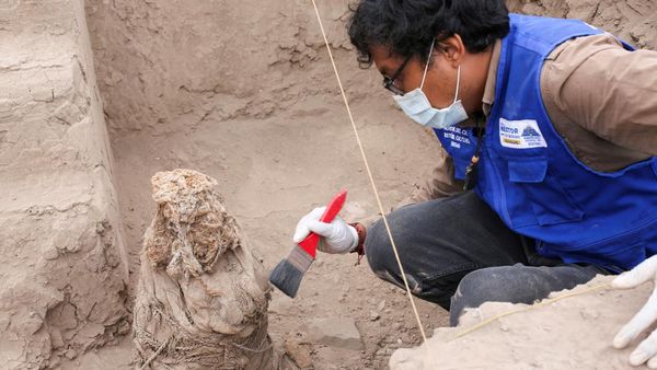 Penampakan Mumi Anak-anak Berusia 1.000 Tahun yang Ditemukan di Peru