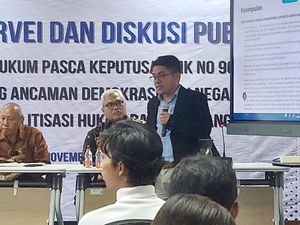 Survei Indopol: 49,68% Nilai Kondisi Hukum RI Baik, 41,77% Anggap Buruk