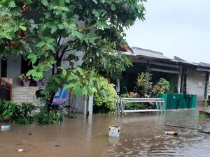 Sejumlah Lokasi di Kabupaten Tangerang Banjir Usai Hujan Deras