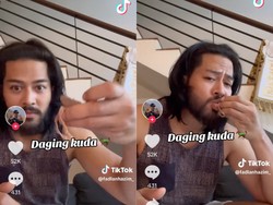 Pertama Kali Cicip Daging Kuda, Begini Reaksi Aktor Malaysia