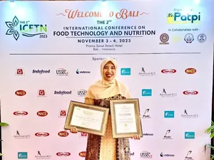 Rajin Teliti Makanan, Rachma Dapat Predikat Youngest Scientist dari PATPI