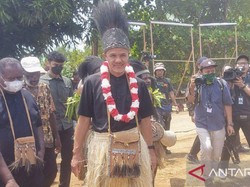 Kampanye di Merauke, Ganjar Sampaikan 1 Desa 1 Puskesmas Pembantu