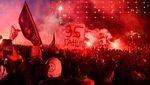 Pesta Kembang Api Rayakan HUT Persija ke-95