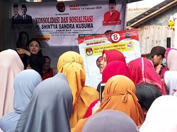 Kampanye Hari Pertama di Brebes Sepi, 2 Caleg Blusukan ke Songgom