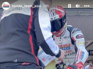 Mario Aji Jajal Motor Moto2