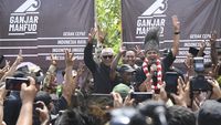 Potret Kampanye Perdana Ganjar di Papua