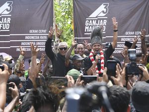 Potret Kampanye Perdana Ganjar di Papua