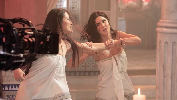 Cuplikan adegan pertarungan Katrina Kaif di Tiger 3.