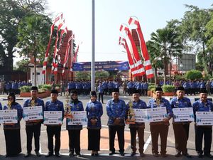 Bupati Mojokerto Gaungkan Netralitas ASN di HUT Korpri Ke-52