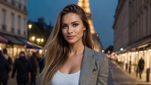 Emily Pellegrini, Model Cantik Tapi Ternyata AI