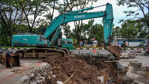 Potret Proyek Penangkal Banjir di Bandung