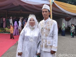 Cerita 2 Pasangan Ikut Nikah Massal di Palembang, Sama-sama Beranak 3