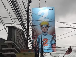 Jreng! Baliho Naruto Pose Dua Jari Mejeng di Jakal Sleman Jreng! Baliho Naruto Pose Dua Jari Mejeng di Jakal Sleman