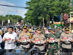 TNI-Polri di Makassar Deklarasi Netralitas-Cegah Politik Uang di Pemilu 2024