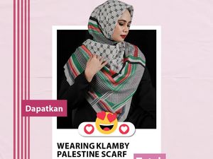 Gratis Buat Kamu Wearing Klamby Palestine Scarf Total Rp 1 Juta, Ini Caranya!