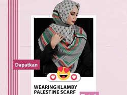 Gratis Buat Kamu Wearing Klamby Palestine Scarf Total Rp 1 Juta, Ini Caranya!