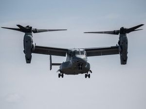 AS Setop Operasional Pesawat Militer Osprey Usai Kecelakaan di Jepang AS Setop Operasional Pesawat Militer Osprey Usai Kecelakaan di Jepang
