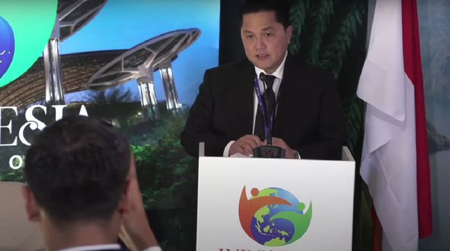 Menteri Koordinator Bidang Kemaritiman dan Investasi Ad Interim Erick Thohir