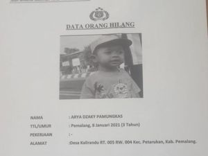 Bocah 3 Tahun Asal Petarukan Pemalang Hilang Misterius, Tolong Bantu Cari Lur!