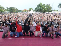 Warga Kabupaten Bandung Padati Pesta Rakyat, Beri Dukungan Ganjar-Mahfud