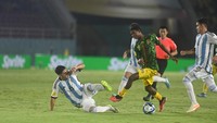 Secara keseluruhan, Mali bermain sangat agresif dan cepat sehingga membuat Argentina kewalahan. ANTARA FOTO/Mohammad Ayudha