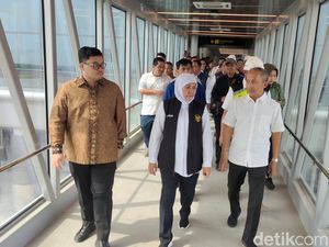 Gubernur Khofifah Cek Persiapan Operasional Bandara Dhoho Kediri
