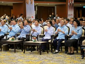 Ketum PAN Zulhas Hadiri Rakornas TKN Prabowo-Gibran