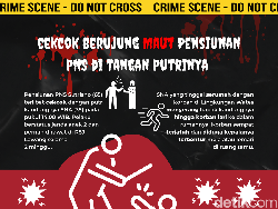 Infografis: Cekcok Berujung Maut Pensiunan PNS di Tangan Putrinya