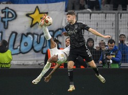 Marseille Vs Ajax: Aubameyang Bikin Gol Salto dan Hat-Trick!