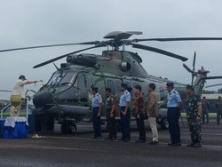 Prabowo Serahkan 8 Heli Airbus H225M ke TNI AU di Lanud Atang Sendjaja