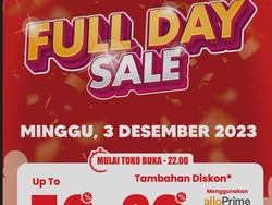 Pengumuman! Transmart Full Day Sale Hadir Lagi, Diskon Melimpah 50% + 20%