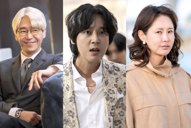 Uhm Ki Joon, Yoon Jong Hoon, dan Shim Eun Kyung di The Escape of the Seven/ Foto: hancinema.net