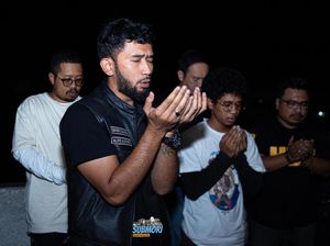 Alfie Alfandy Gelar Subuhan Morning Ride Bareng Artis Milenial untuk Doakan Palestina