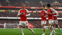 The Gunners masih punya asa menjuarai Liga Inggris dan Liga Champions di musim ini. Mampukah Meriam London memenanginya? (Reuters)