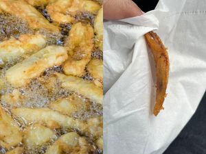 Beli Pisang Goreng Rp 6 Ribuan, Pelanggan Kaget Bentuknya Mirip Ikan Bilis