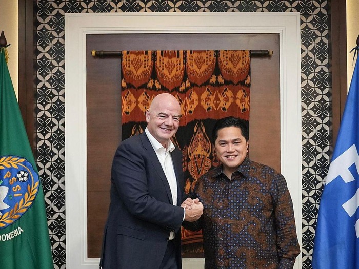 Erick Thohir, Gianni Infantino