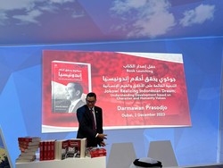 Peluncuran Biografi Jokowi Versi Bahasa Arab Buatan Bos PLN di Dubai