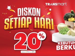 Yuk ke Transmart! Ada Diskon 20% Tiap Hari, Ikan hingga Buah Murah Meriah Yuk ke Transmart! Ada Diskon 20% Tiap Hari, Ikan hingga Buah Murah Meriah