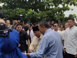 Kampanye di Lebak Banten, Prabowo Disambut Tokoh Masyarakat hingga Ulama