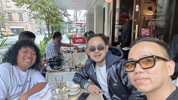 Momen Kulineran Marshel Widianto Bareng Rekan Artis