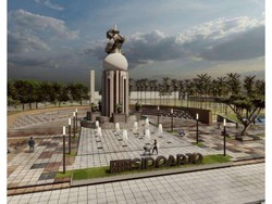 Revitalisasi Alun-alun Sidoarjo Capai 58%, Target Rampung Akhir Tahun